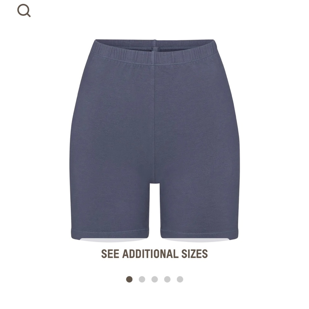 NWT Skims outdoor bike shorts medium Steel blue